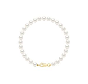 Bracelet Perle de Culture d'Eau Douce Ronde Or 375 Millièmes