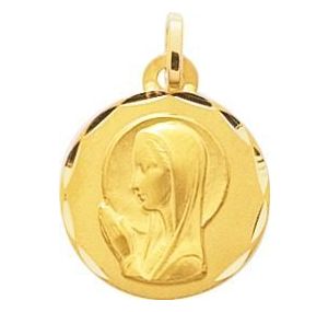 Médaille Vierge Plaqué Or
